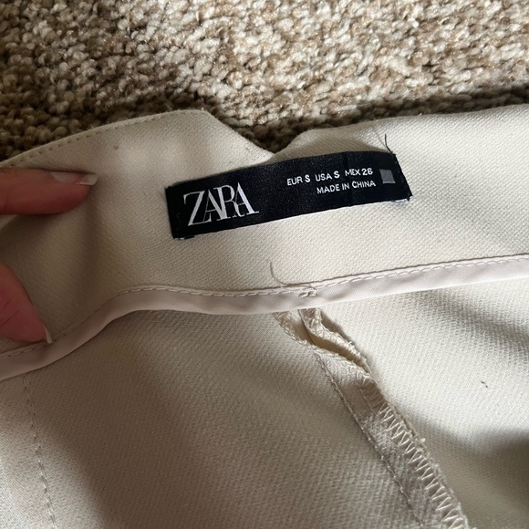 Zara High Waste Ankle Cigarette Trousers - Picture 10 of 11